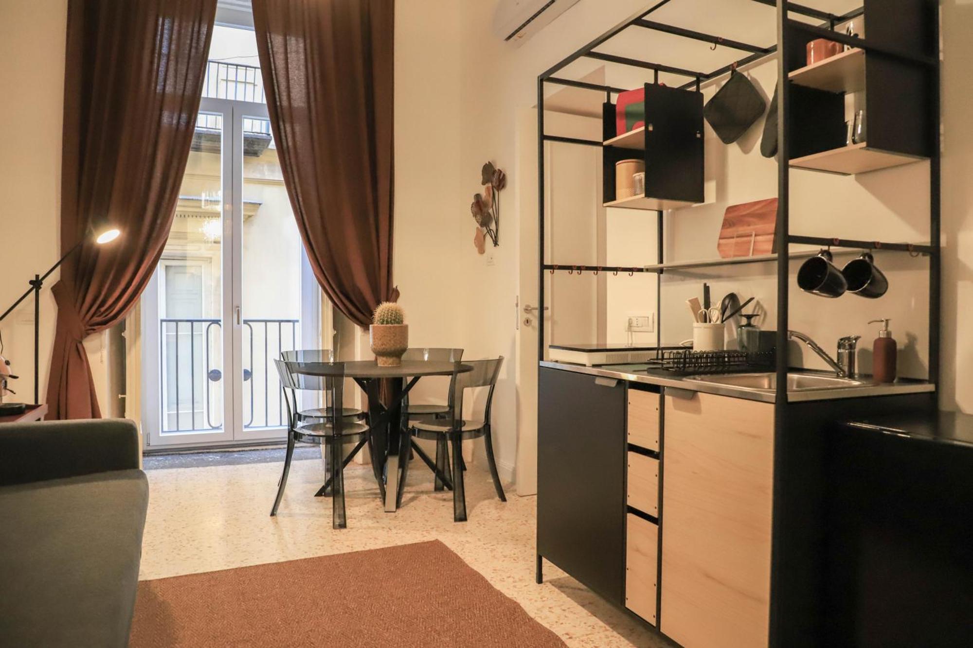 Apartmán Le Scalette A Santa Chiara Neapol Exteriér fotografie